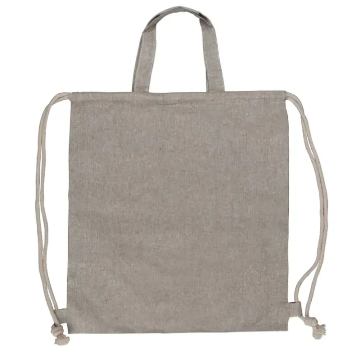 Drawstring bag recycled cotton 38x42cm - LT95228 (N0062)